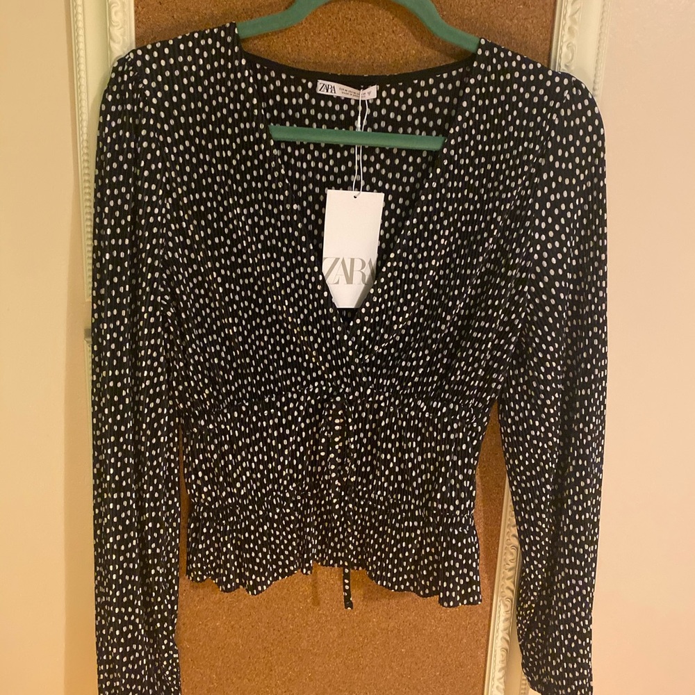 Zara Polka Dot Top